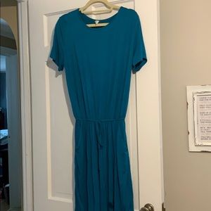 Teal Dress in size Large. Never worn!